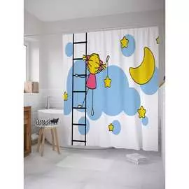 Шторка-занавеска для ванной JOYARTY