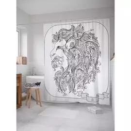 Шторка-занавеска для ванной JOYARTY