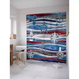 Шторка-занавеска для ванной JOYARTY