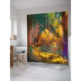 Шторка-занавеска для ванной JOYARTY