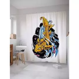 Шторка-занавеска для ванной JOYARTY