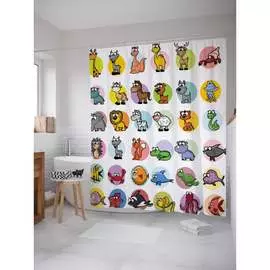 Шторка-занавеска для ванной JOYARTY