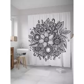 Шторка-занавеска для ванной JOYARTY