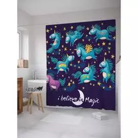 Шторка-занавеска для ванной JOYARTY