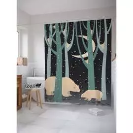 Шторка-занавеска для ванной JOYARTY