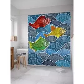 Шторка-занавеска для ванной JOYARTY