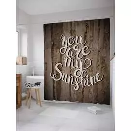 Шторка-занавеска для ванной JOYARTY