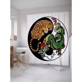 Шторка-занавеска для ванной JOYARTY