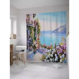 Шторка-занавеска для ванной JOYARTY