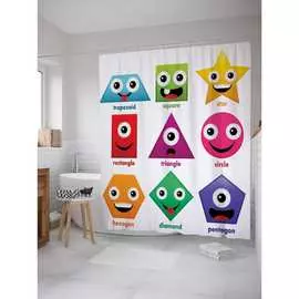 Шторка-занавеска для ванной JOYARTY