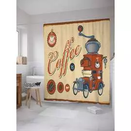 Шторка-занавеска для ванной JOYARTY