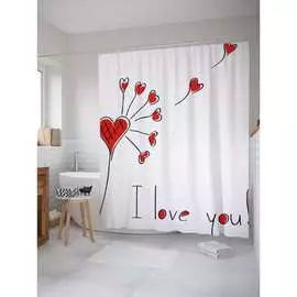 Шторка-занавеска для ванной JOYARTY