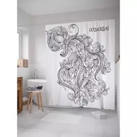 Шторка-занавеска для ванной JOYARTY