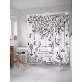 Шторка-занавеска для ванной JOYARTY