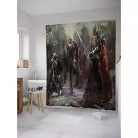 Шторка-занавеска для ванной JOYARTY