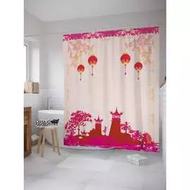 Шторка-занавеска для ванной JOYARTY