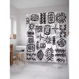 Шторка-занавеска для ванной JOYARTY