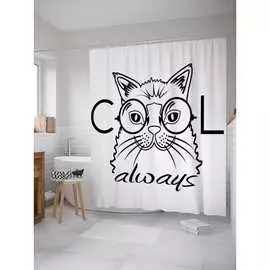 Шторка-занавеска для ванной JOYARTY