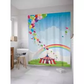 Шторка-занавеска для ванной JOYARTY