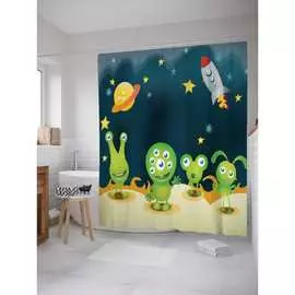 Шторка-занавеска для ванной JOYARTY