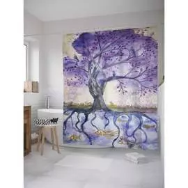 Шторка-занавеска для ванной JOYARTY