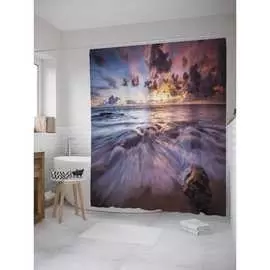 Шторка-занавеска для ванной JOYARTY