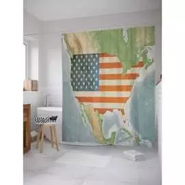 Шторка-занавеска для ванной JOYARTY