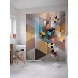 Шторка-занавеска для ванной JOYARTY