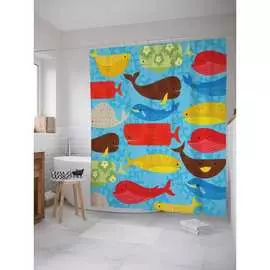 Шторка-занавеска для ванной JOYARTY