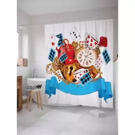 Шторка-занавеска для ванной JOYARTY