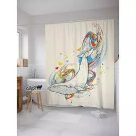 Шторка-занавеска для ванной JOYARTY