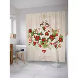 Шторка-занавеска для ванной JOYARTY
