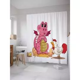 Шторка-занавеска для ванной JOYARTY