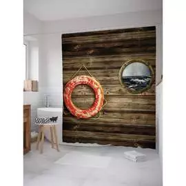 Шторка-занавеска для ванной JOYARTY