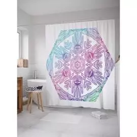 Шторка-занавеска для ванной JOYARTY