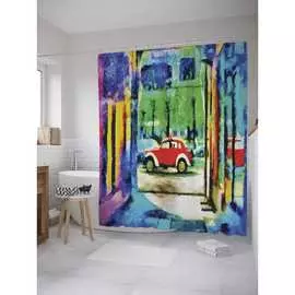 Шторка-занавеска для ванной JOYARTY