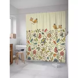 Шторка-занавеска для ванной JOYARTY