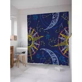 Шторка-занавеска для ванной JOYARTY