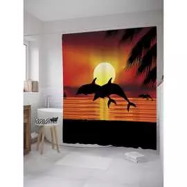 Шторка-занавеска для ванной JOYARTY