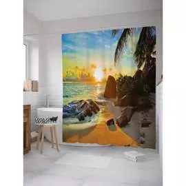 Шторка-занавеска для ванной JOYARTY