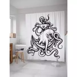 Шторка-занавеска для ванной JOYARTY