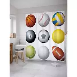 Шторка-занавеска для ванной JOYARTY