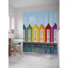 Шторка-занавеска для ванной JOYARTY