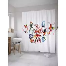 Шторка-занавеска для ванной JOYARTY