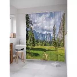 Шторка-занавеска для ванной JOYARTY