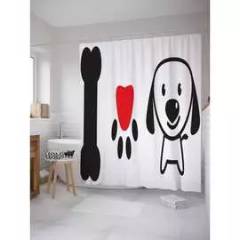 Шторка-занавеска для ванной JOYARTY