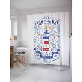 Шторка-занавеска для ванной JOYARTY