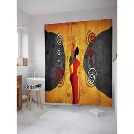 Шторка-занавеска для ванной JOYARTY