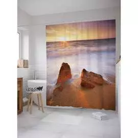 Шторка-занавеска для ванной JOYARTY