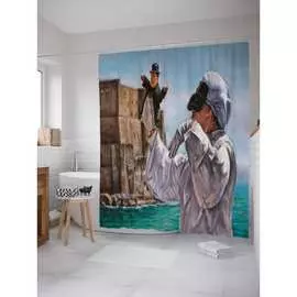 Шторка-занавеска для ванной JOYARTY